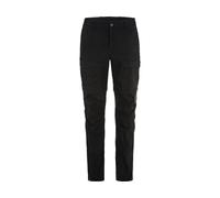 Fjällräven Pantalón de Mujer Abisko Hybrid Trail Zip-Off negro S