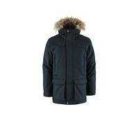 FJÄLLRÄVEN Parka de invierno para hombre Nuuk Lite con capucha azul oscuro | S