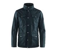 Fjällräven Räven Lite JKT Chaqueta con Capucha Doblada en el Cuello, Hombre, Azul (Dark Navy 555), XS