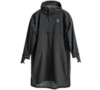 Fjällräven S/F Rain Poncho Unisex Impermeable Chaqueta Abrigo Anorak Negro