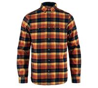 Fjällräven Singi Heavy Flannel Shirt Autumn Leaf-Dark Navy Camisa de hombre XL