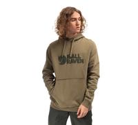 Fjallraven 84144-622 Logo Hoodie M Sweatshirt Hombre Light Olive Tamaño M
