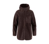 Fjällräven Top de forro polar largo para mujer Vardag Pile lila/marrón M
