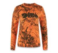 Fjällräven Värmland Wool LS W, Orange Multi Camo, L