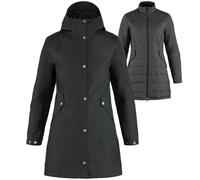 Fjällräven Visby 3 IN 1 Damen-Wanderjacke Softshell-Mantel Chaqueta de Exterior