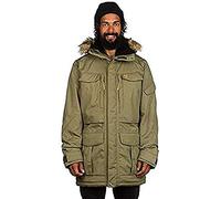 Fjällräven Yupik - Parka para Hombre, Chaqueta de Invierno, Hombre, 80665, Verde, Extra-Small
