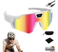fjaldjfu 4k Baseball Glasses with Camera Youth, 4k HD POV Sports Glasses with Camera, Smart Video Recording Glass for Action Sports with 64gb Memory (#4)