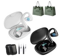 fjaldjfu Talkbuds Translator, 2025 Upgraded Talkbuds,Talk Buds Translator,AI Translatorr Earbuds Real Time, Support 144 Languages & Accents for Business, Travel, Learning (2-B)