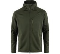 Fjall Raven - Abisko Grid Fleece Hoodie M Deep Forest - Talla L - Verde Verde L
