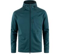 FJALLRAVEN Abisko Grid Fleece Hoodie M - Hombre - Azul - talla S- modelo 2025