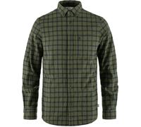 Fjall Raven - Camisas - Övik Flannel Shirt M Laurel Green Indigo Blue de Algodón - Talla L - Caqui Caqui L