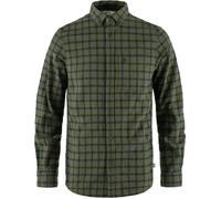 Fjall Raven - Camisas - Övik Flannel Shirt M Laurel Green Indigo Blue de Algodón - Talla M - Caqui Caqui M