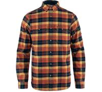 Fjall Raven - Camisas - Singi Heavy Flannel Shirt M Autumn Leaf Dark Navy de Algodón - Talla XL - Naranja Naranja XL