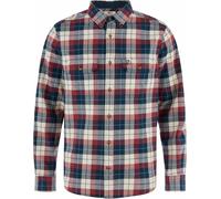 Fjall Raven - Camisas - Singi Heavy Flannel Shirt M Dark Navy Maroon de Algodón - Talla M - Burdeos Burdeos M