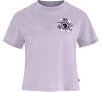 Fjall Raven - Camisetas mujer - Fjällblomster Logo Tee W Lavender Mist para Mujer - Talla S - Púrpura Púrpura S