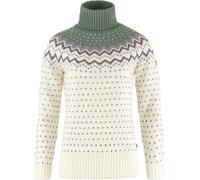 Fjall Raven - Jerséis Mujer - Övik Knit Roller Neck W Chalk White Patina Green para Mujer - Talla L - Blanco Blanco L