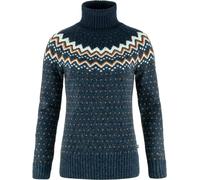 Fjall Raven - Jerséis Mujer - Övik Knit Roller Neck W Navy-Dark Navy para Mujer de Lana - Talla XS - Azul marino Azul marino XS