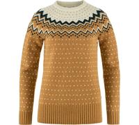 Fjall Raven - Jerséis Mujer - Övik Knit Sweater W Buckwheat Brown-Chalk White para Mujer de Lana - Talla S - Amarillo Amarillo S