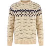 Fjall Raven - Jerséis - Övik Knit Sweater M Light Beige Navy de Lana - Talla XS Beige XS