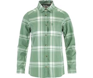 Fjall Raven - Marcas - Övik Lite Flannel Shirt W Misty Green Eggshell para Mujer - Talla M - Verde Verde M