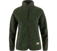 FJALLRAVEN 84789-662 Vardag Pile Fleece W Sweatshirt Mujer Deep Forest Tamaño L