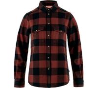 Fjall Raven - Övik Heavy Flannel Shirt W Dark Navy Maroon para Mujer de Algodón - Talla M - Marrón Marrón M