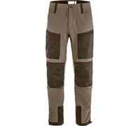 Fjall Raven - Ropa de senderismo - Keb Agile Trousers M Suede Brown Dark Olive de Softshell - Talla 46 EU - Marrón Marrón 46 EU