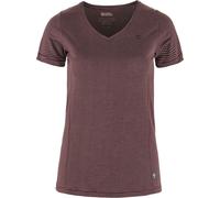 Fjall Raven - Ropa de senderismo mujer - Abisko Cool T-Shirt W Port para Mujer de Lana - Talla M - Burdeos Burdeos M
