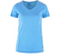 Fjall Raven - Ropa de senderismo mujer - Abisko Cool T-shirt W Ultramarine para Mujer de Lana - Talla XS - Azul marino Azul marino XS