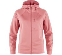 Fjall Raven - Ropa de senderismo mujer - Abisko Grid Fleece Hoodie W Dusty Rose de Lana - Talla S - Rosa Rosa S