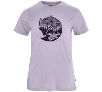 Fjall Raven - Ropa de senderismo mujer - Abisko Wool Fox SS W Lavender Mist Dark Navy para Mujer de Lana - Talla M - Púrpura Púrpura M