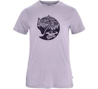 Fjall Raven - Ropa de senderismo mujer - Abisko Wool Fox SS W Lavender Mist Dark Navy para Mujer de Lana - Talla XS - Púrpura Púrpura XS
