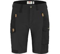 Fjall Raven - Ropa de senderismo mujer - Nikka Shorts Curved W Black para Mujer - Talla 36 EU - Negro Negro 36 EU