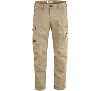 Fjall Raven - Ropa de senderismo - Vidda Pro Lite Zip Off Trousers M Fossil de Softshell - Talla 46 EU - Beige Beige 46 EU