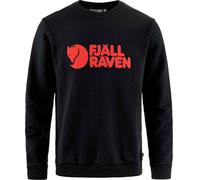 FJALLRAVEN Logo Sweater M - Hombre - Negro - talla L- modelo 2025