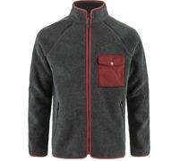 Fjall Raven - Vardag Pile Fleece M Dark Grey Maroon - Talla L - Gris Gris L