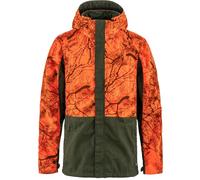FJALLRAVEN 12500149-662-261 Drev Hybrid Jacket M Jacket Hombre Deep Forest-Orange Multi Camo Tamaño S