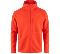 FJALLRAVEN 12600228-214 Abisko Grid Fleece Hoodie M Sweatshirt Hombre Flame Orange Tamaño S