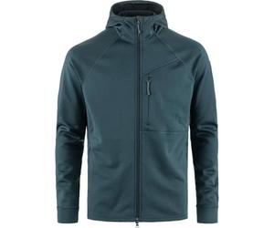 FJALLRAVEN 12600228-570 Abisko Grid Fleece Hoodie M Sweatshirt Hombre Mountain Blue Tamaño L