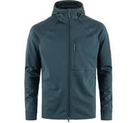 FJALLRAVEN 12600228-570 Abisko Grid Fleece Hoodie M Sweatshirt Hombre Mountain Blue Tamaño M