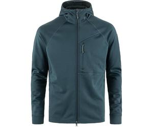 FJALLRAVEN 12600228-570 Abisko Grid Fleece Hoodie M Sweatshirt Hombre Mountain Blue Tamaño M