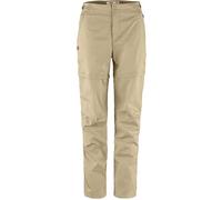 Fjallraven 14200169-118 Abisko Hike Zip-Off TRS W Pants Mujer Fossil Tamaño 38/R