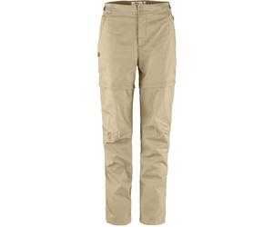 Fjallraven 14200169-118 Abisko Hike Zip-Off TRS W Pants Mujer Fossil Tamaño 40/R
