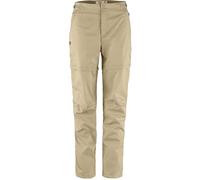 Fjallraven 14200169-118 Abisko Hike Zip-Off TRS W Pants Mujer Fossil Tamaño 46/S