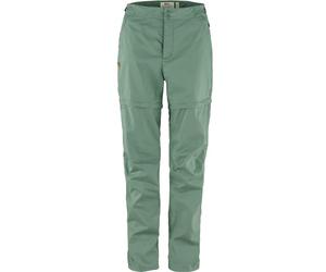 Fjallraven 14200169-614 Abisko Hike Zip-Off TRS W/Abisko Hike Zip-Off TRS W Pants Mujer Patina Green Tamaño 38/R