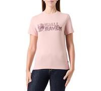Fjallraven 14600165-302 Lush Logo T-Shirt W T-Shirt Mujer Chalk Rose Tamaño XXS