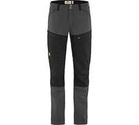 Fjallraven 81154-030-550 Abisko Midsummer Zip Off Trousers M Pants Hombre Dark Grey-Black Tamaño 54