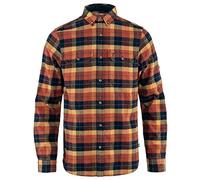 Fjallraven 81373-215-555 Singi Heavy Flannel Shirt M Shirt Hombre Autumn Leaf-Dark Navy Tamaño M