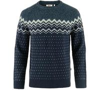 FJALLRAVEN 81829-555-570 Övik Knit Sweater M Sweatshirt Hombre Dark Navy-Mountain Blue Tamaño L