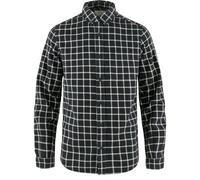 FJALLRAVEN 82979-555-113 Övik Flannel Shirt M T-Shirt Hombre Dark Navy-Chalk White Tamaño L